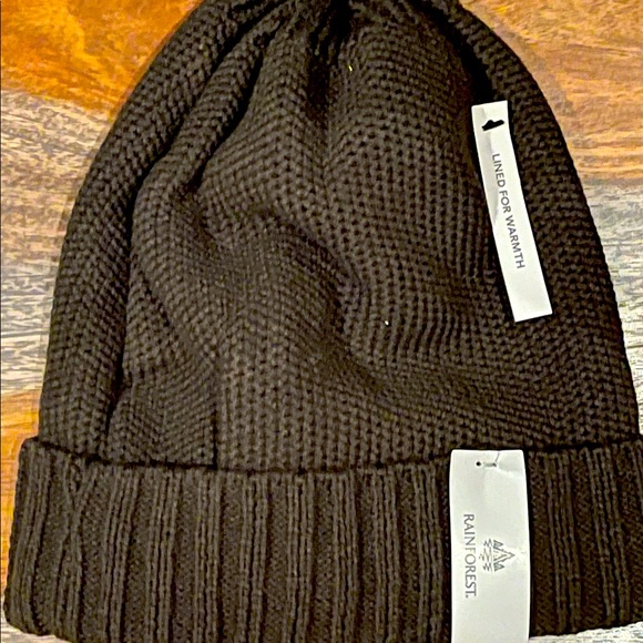RAINFOREST Other - 🎃💥🎃Rainforest men’s Lined for Warmth dark grey Beanie